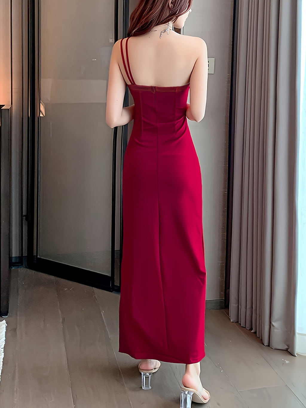 Elegant One-Shoulder Formal Dress