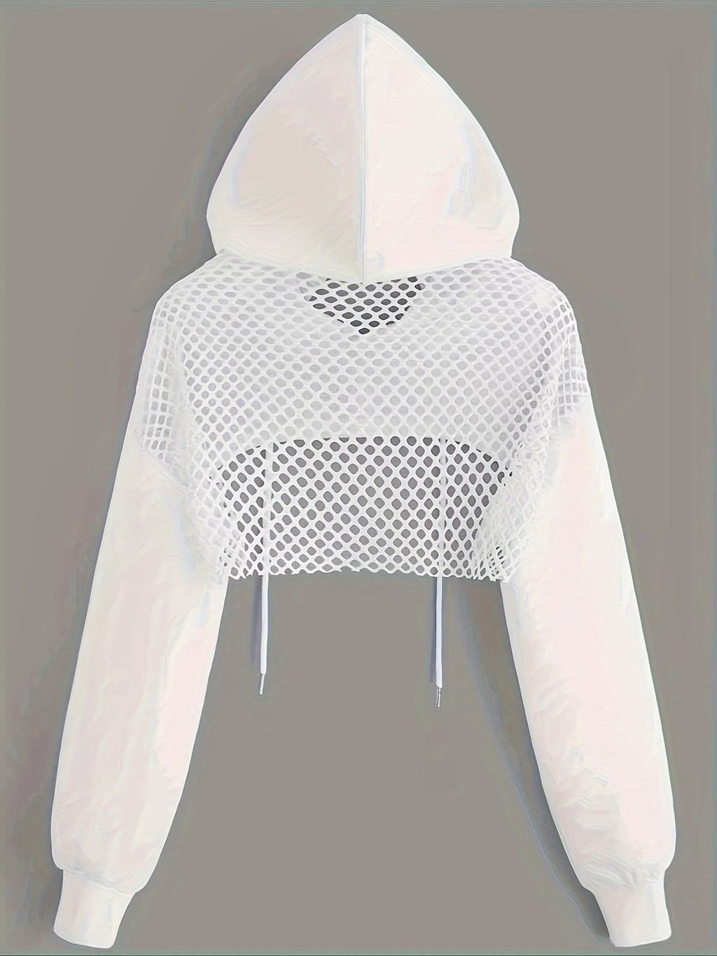 Edgy Cropped Mesh Top