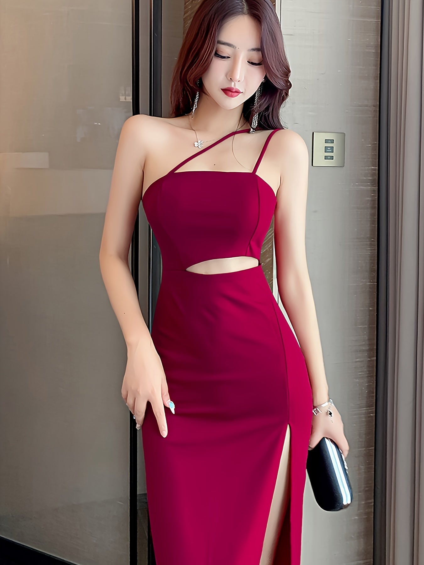 Elegant One-Shoulder Formal Dress