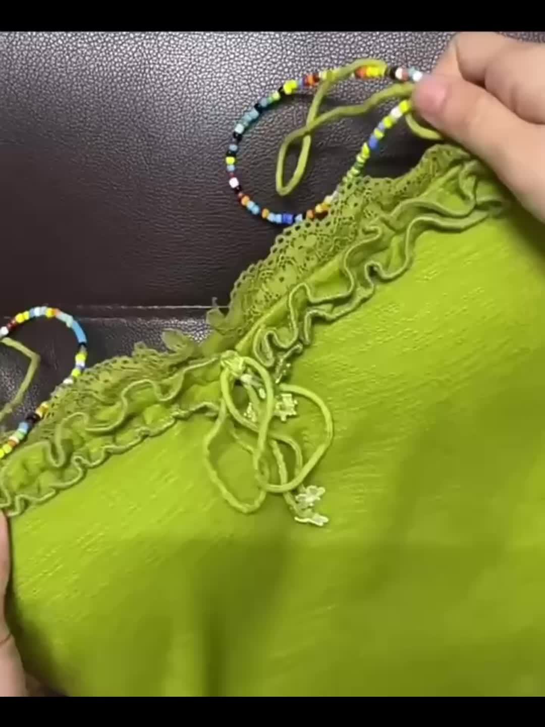 Tassel Detail Backless Cami