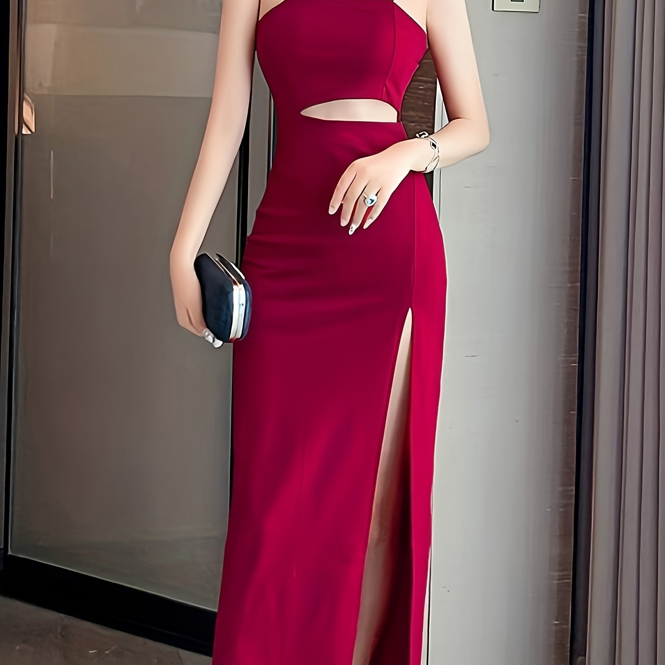 Elegant One-Shoulder Formal Dress