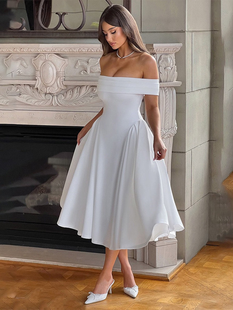 Elegant A-Line Cocktail Dress