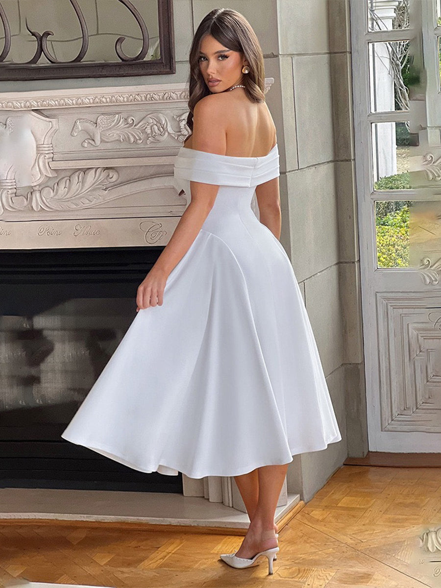 Elegant A-Line Cocktail Dress