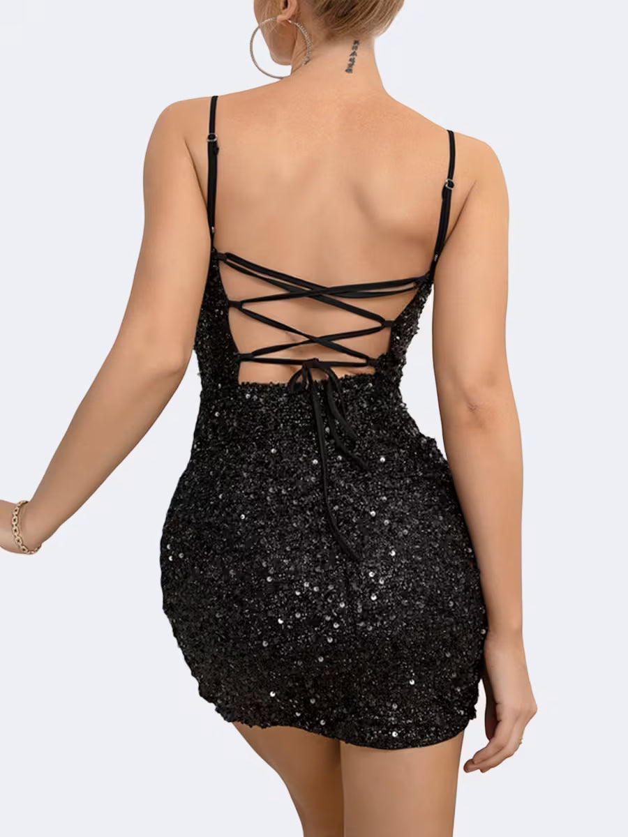Glamorous Sequin Mini Dress
