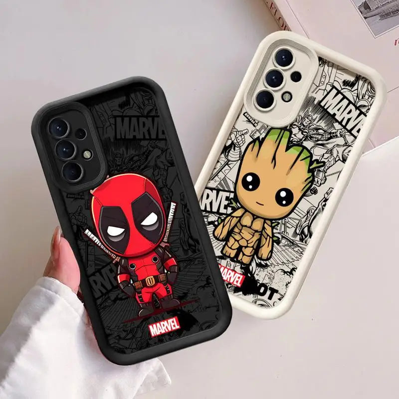 Marvel Deadpool & Groot Phone Case