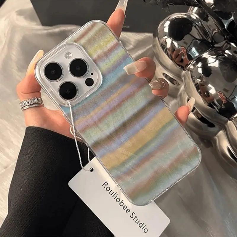 Minimalist Rainbow Y2K Phone Case