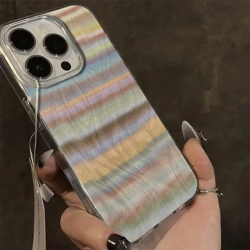 Minimalist Rainbow Y2K Phone Case
