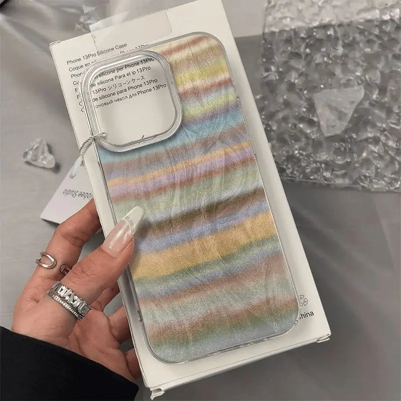 Minimalist Rainbow Y2K Phone Case