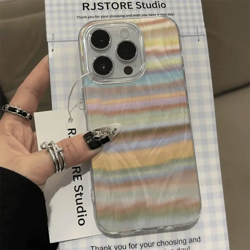 Minimalist Rainbow Y2K Phone Case