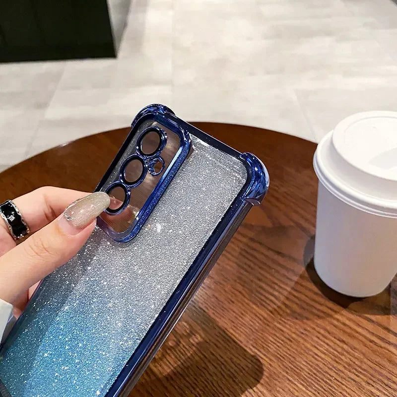 Glitter Silicone Phone Case for Samsung Galaxy A Series