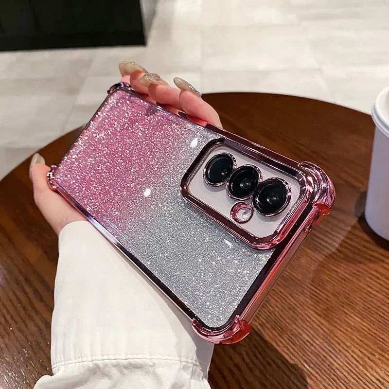 Glitter Silicone Phone Case for Samsung Galaxy A Series