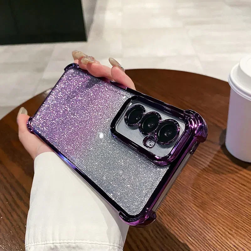 Glitter Silicone Phone Case for Samsung Galaxy A Series