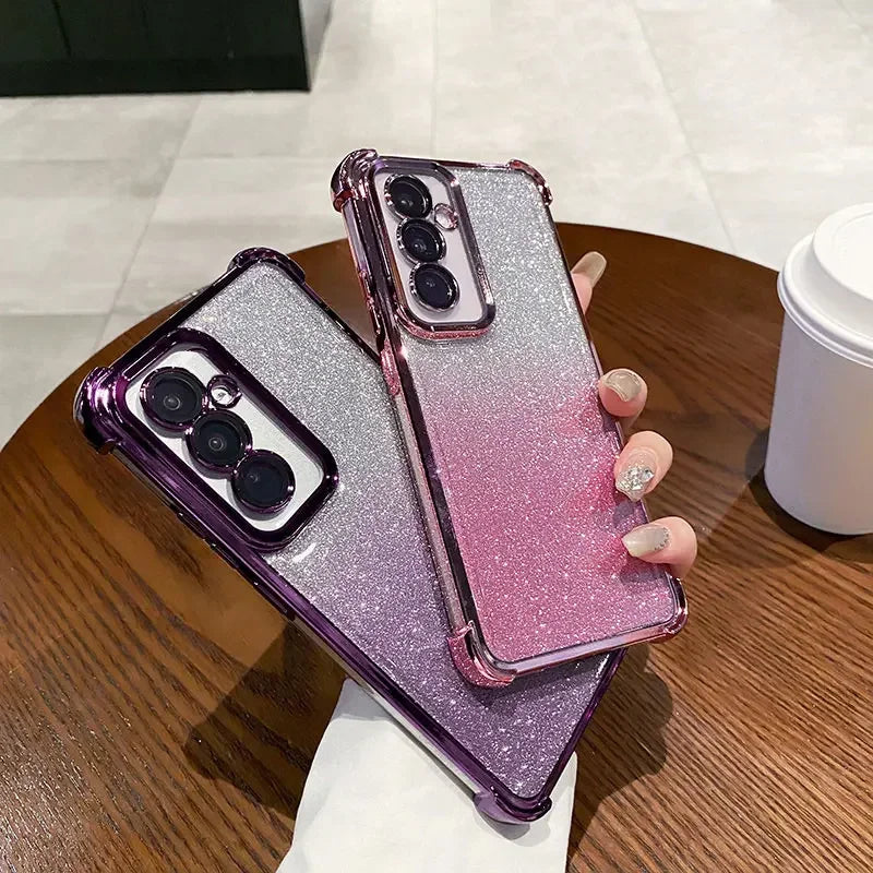 Glitter Silicone Phone Case for Samsung Galaxy A Series