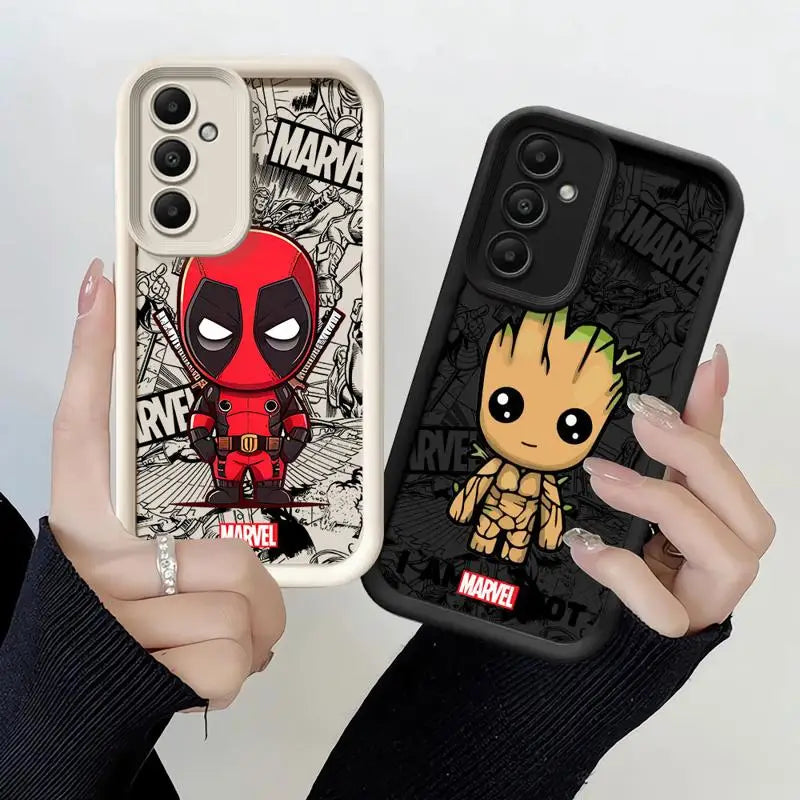 Marvel Deadpool & Groot Phone Case