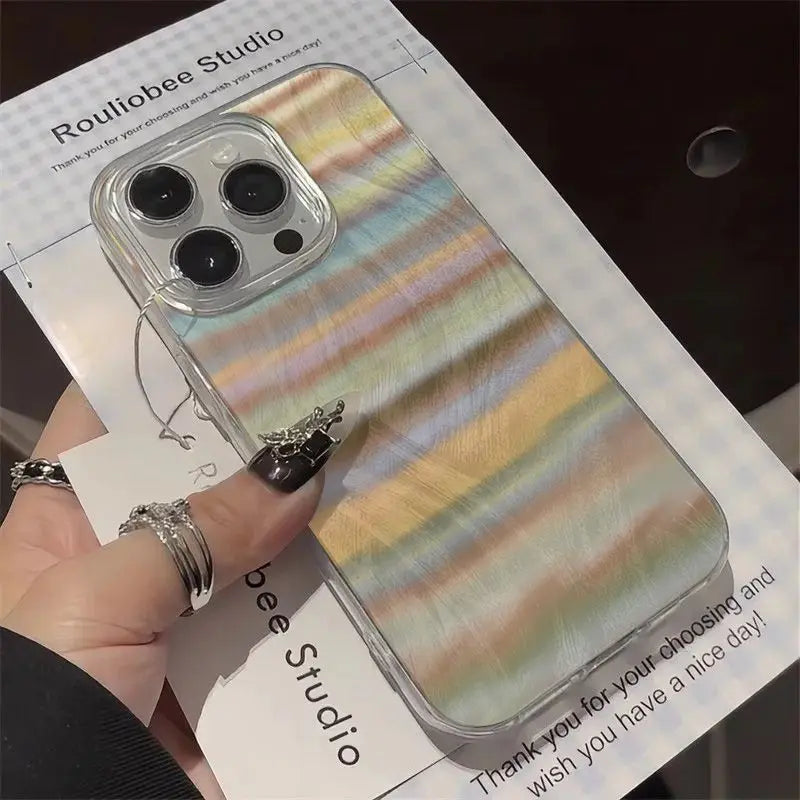 Minimalist Rainbow Y2K Phone Case