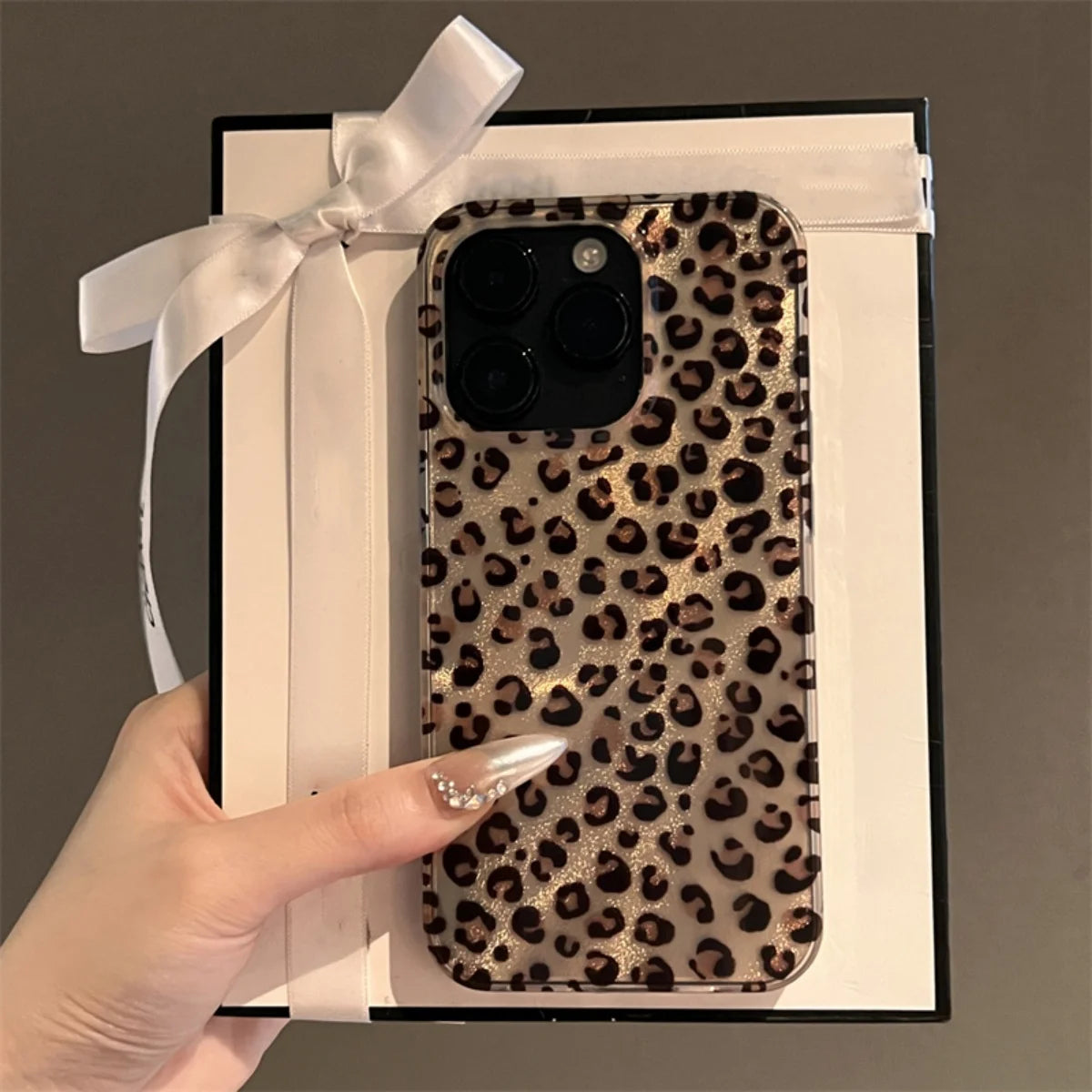 Stylish Leopard Print Phone Case