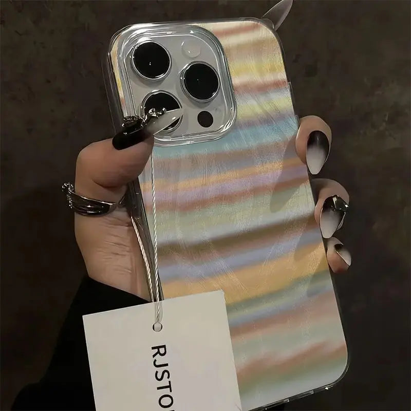 Minimalist Rainbow Y2K Phone Case