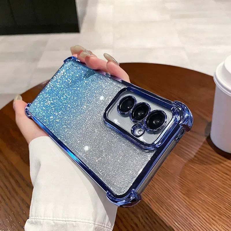 Glitter Silicone Phone Case for Samsung Galaxy A Series