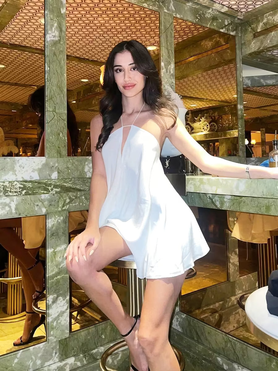 Sexy Backless Beach Party Dress