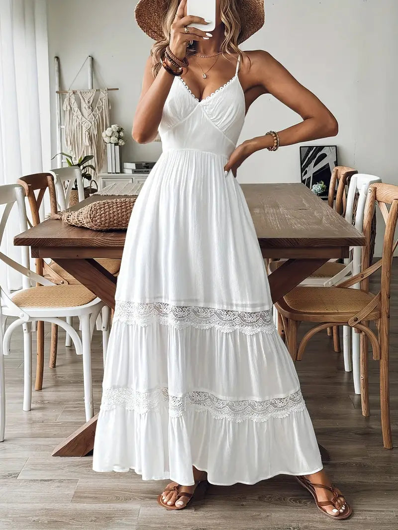 Solid Color Peplum Dress