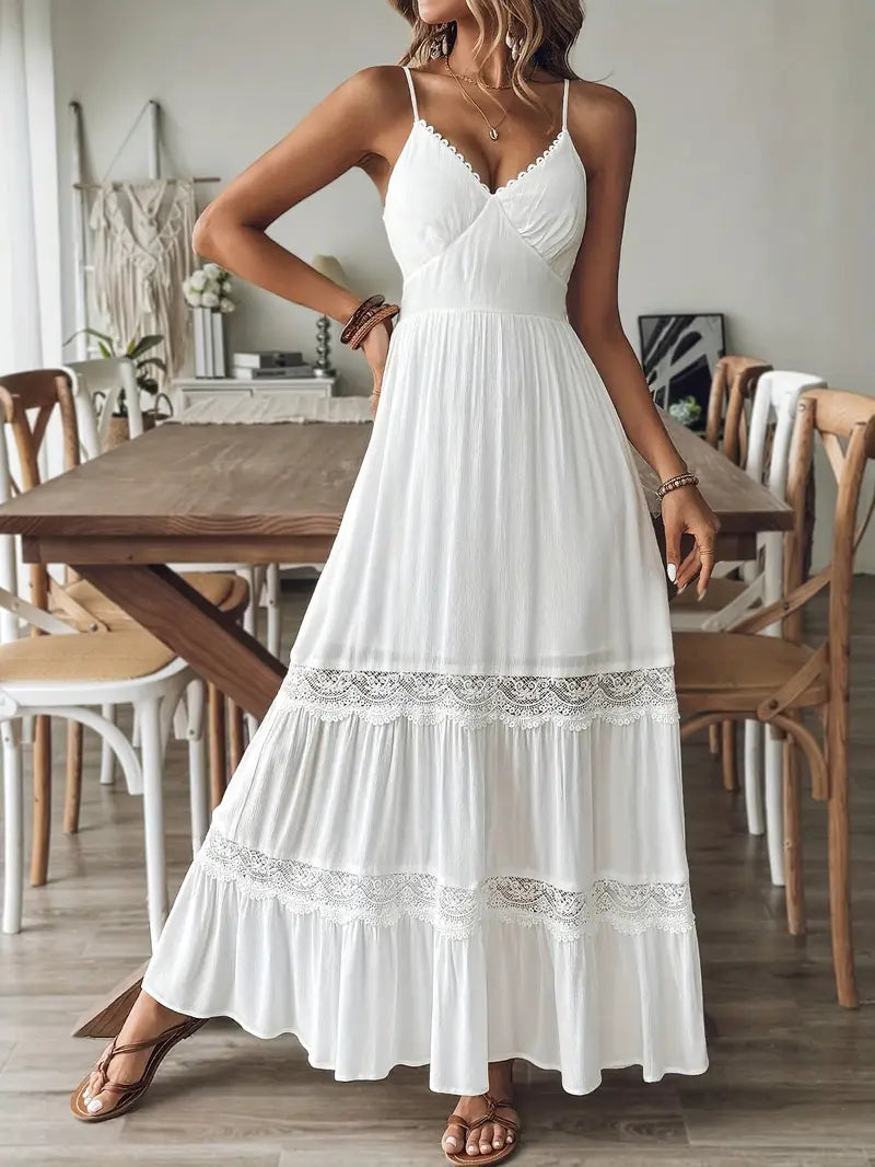 Solid Color Peplum Dress