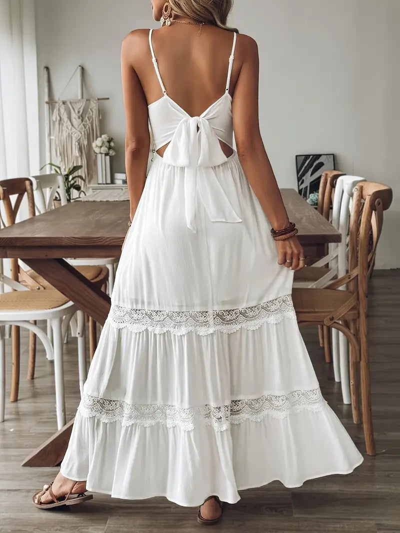 Solid Color Peplum Dress