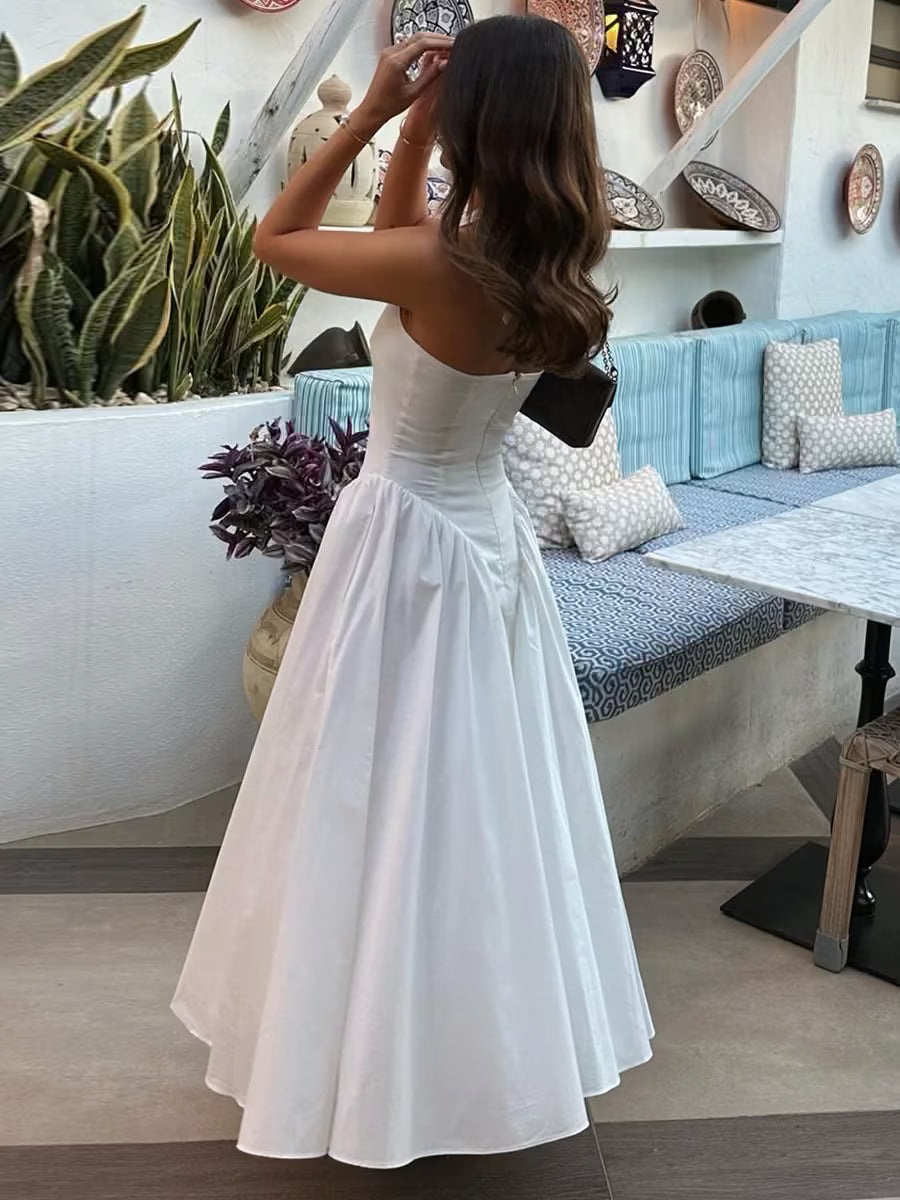 Summer Halter Evening Dress