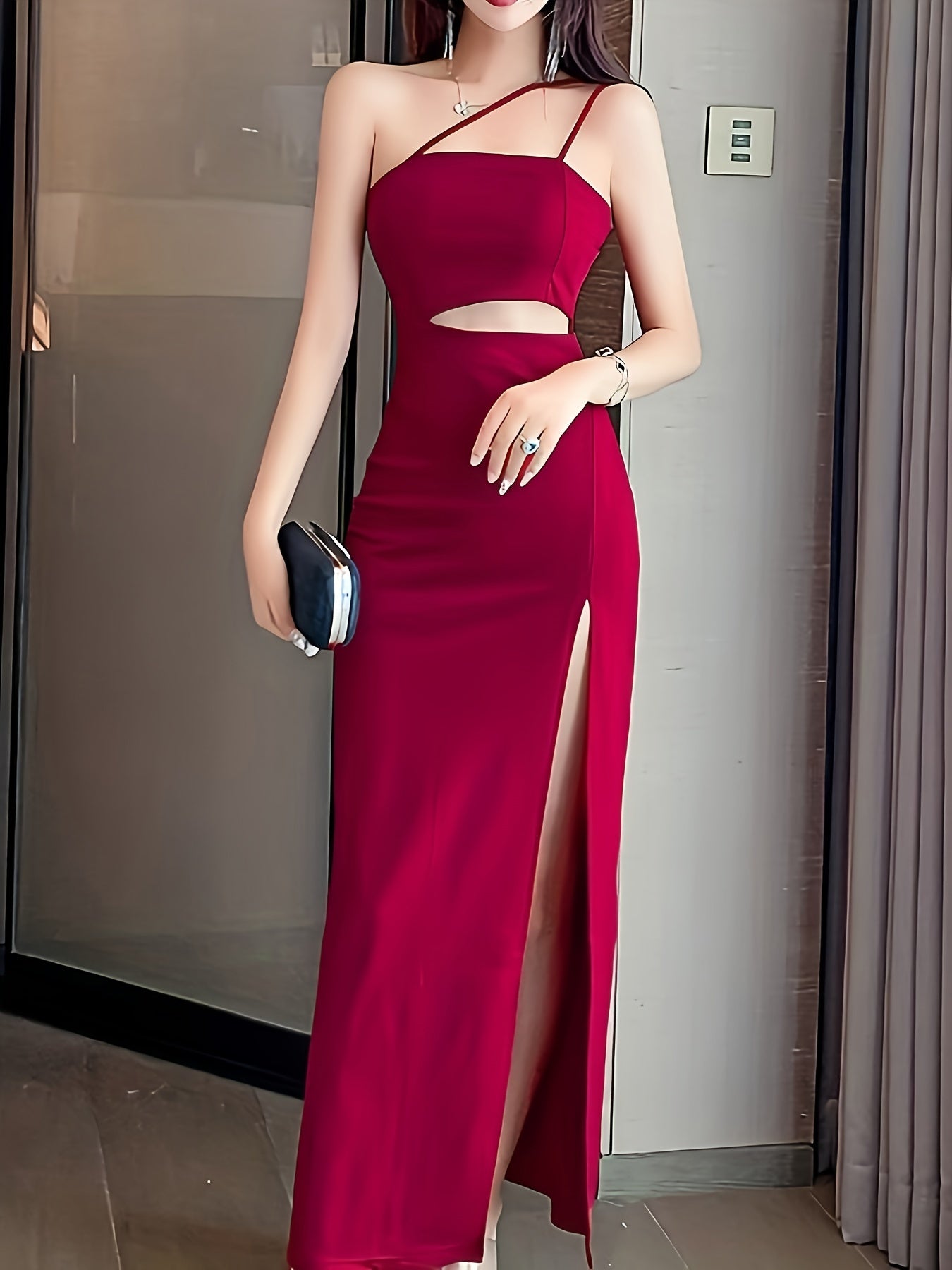 Elegant One-Shoulder Formal Dress