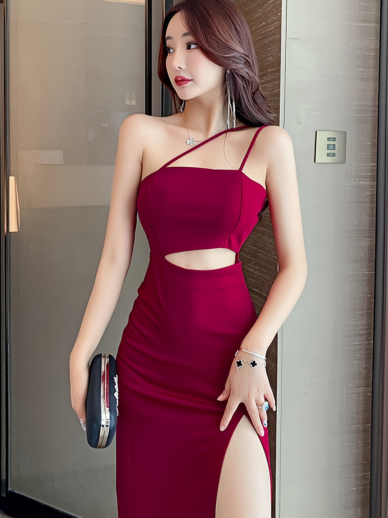 Elegant One-Shoulder Formal Dress